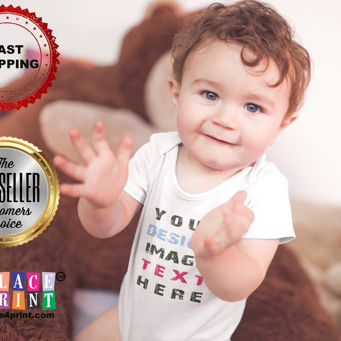 Custom Baby & Infant T-Shirts, Rompers & Onesies – Design Online at Place4Print