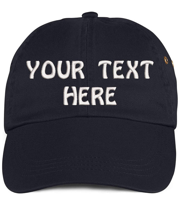 Soft Baseball Cap Custom Personalized Text Cotton Dad Hats for Men & W —  Place4Print - Best Place Printing & Embroidery, Aprons, Caps