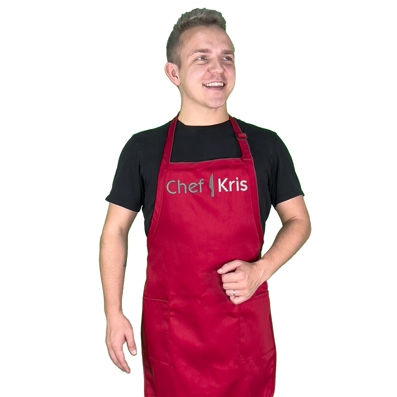 Personalized Chef Apron, Apron for Women or Men with Pockets, Cooking Aprons  for Women, Chef Apron for Men, Custom Kitchen Apron Customized Woman Man  Aprons, Personalized Gift for Dad or Mom 