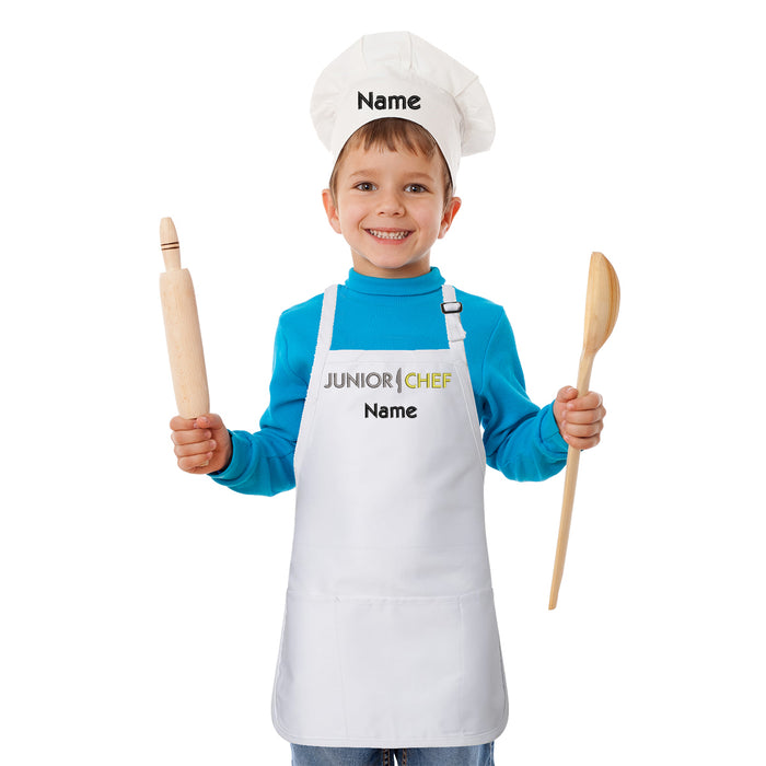 Kids Personalized Chef Hat And Apron Personalized Kid's Apron AND