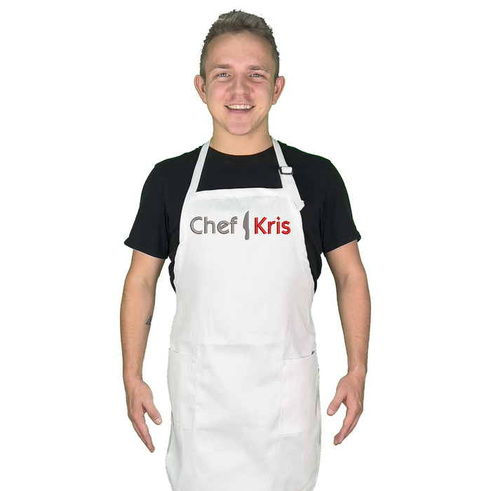 Embroidered Chef Apron with Custom Name a Great Gift Adult Premium Quality